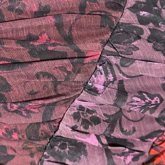 Free People Witchy Grunge Patchwork Asymmetrical Heart To Heart Midi Dress 0 XS - Picture 11 of 17